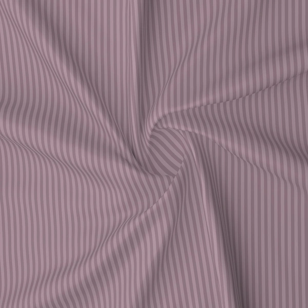 MORADO Premium Glace Cotton Stripe Double Fitted Bedsheet With 2 King Size Pillow Covers for Home-Hotels-Guest House (90x100 Inches) - 90x100inches