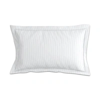 MORADO Premium Glace Cotton Stripe Single Fitted Bedsheet With 1 King Size Pillow Covers for Home-Hotels-Guest House (60x90 Inches) - 60x90inches