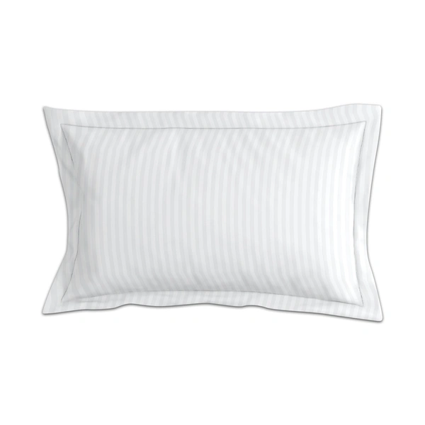 MORADO Premium Glace Cotton Stripe Single Fitted Bedsheet With 1 King Size Pillow Covers for Home-Hotels-Guest House (60x90 Inches) - 60x90inches