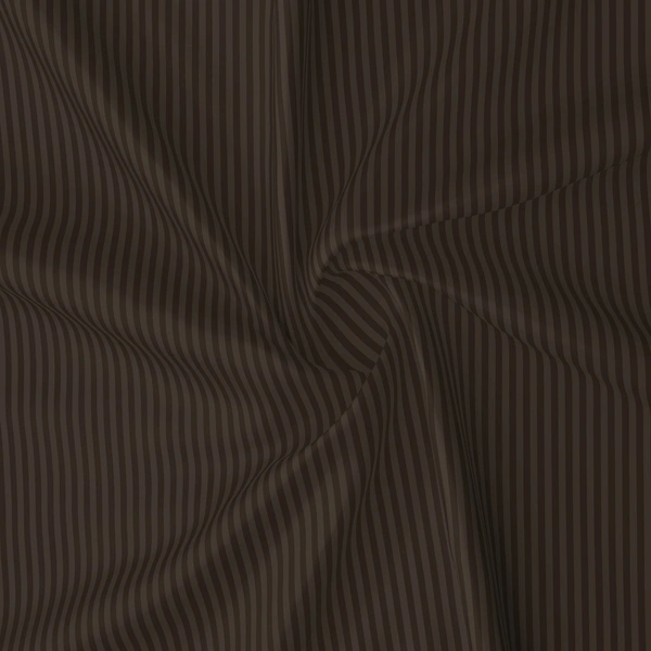 MORADO Premium Glace Cotton Stripe Single Fitted Bedsheet With 1 King Size Pillow Covers for Home-Hotels-Guest House (60x90 Inches) - 60x90inches