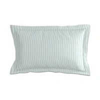 MORADO Premium Glace Cotton Stripe Single Flat Bedsheet With 1 King Size Pillow Covers for Home-Hotels-Guest House (60x90 Inches) - 60x90inches