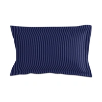 MORADO Premium Glace Cotton Stripe Single Flat Bedsheet With 1 King Size Pillow Covers for Home-Hotels-Guest House (60x90 Inches) - 60x90inches