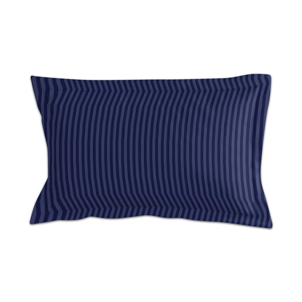 MORADO Premium Glace Cotton Stripe Single Flat Bedsheet With 1 King Size Pillow Covers for Home-Hotels-Guest House (60x90 Inches) - 60x90inches