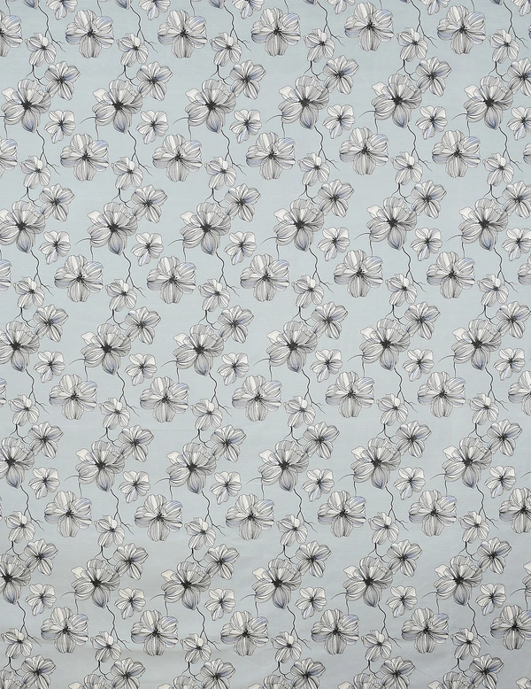 MORADO Premium Glace Cotton 210 GSM King Size Double Bedsheet with 2 Pillow Covers (108x108, Inches) - 108x108 Inches, Grey