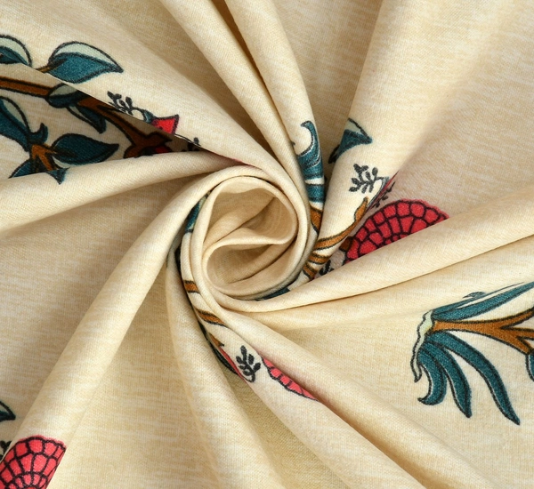 MORADO Premium Glace Cotton 210 TC Double Bedsheet with 2 King Size Pillow Covers (90x100 Inches) - 90x100 Inches, Offwhite