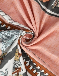 MORADO Premium Glace Cotton 210 GSM King Size Double Bedsheet with 2 Pillow Covers (108x108, Inches) - 108x108 Inches, Rust