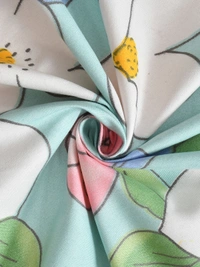 MORADO Premium Glace Cotton 210 TC Elastic Fitted Single Bedsheet with 1 Pillow Cover (36x72x8 Inches) - 36x72x8 Inches