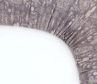 MORADO Premium Glace Cotton 210 TC Elastic Fitted Single Bedsheet with 1 Pillow Cover (36x72x8 Inches) - 36x72x8 Inches