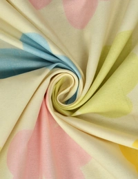 MORADO Premium Glace Cotton Double Bedsheet with 2 King Size Pillow Covers (90x100, Inches) - 90x100 Inches, Multicolor