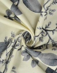 MORADO Premium Glace Cotton Elastic Fitted Single Bedsheet with 1 King Size Pillow Cover (36x72x8 Inches, Cream Black) - 36x72x8 Inches, Offwhite