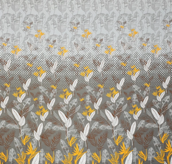 MORADO Premium Glace Cotton Double Bedsheet With 2 King Size Pillow Covers (90x100 Inches) - 72x78x8 Inches, Charcoal