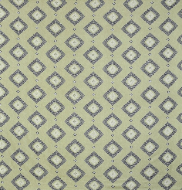 MORADO Premium Glace Cotton Double Bedsheet with 2 King Size Pillow Covers (90x100 Inches, Green Sqaure) - 90x100 Inches, Green