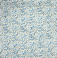 MORADO Premium Glace Cotton Double Bedsheet with 2 King Size Pillow Covers (90x100 Inches, Blue Cream) - 90x100 Inches, Blue