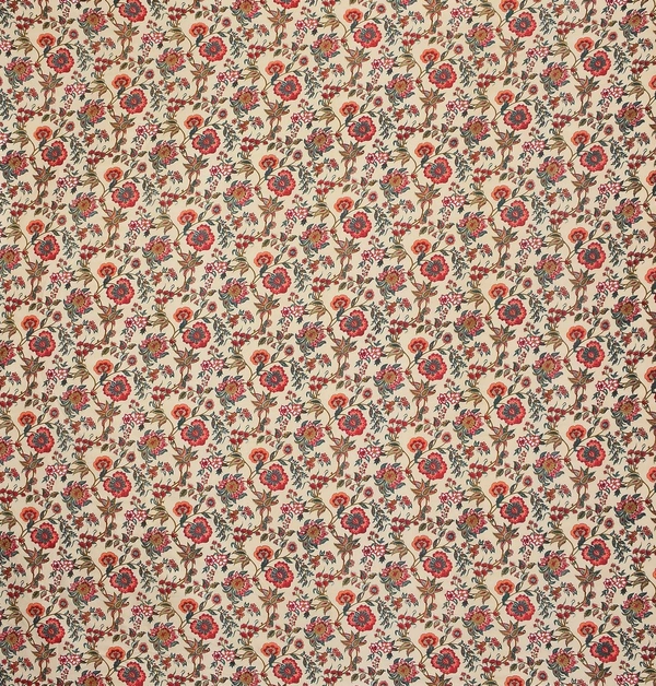 MORADO Premium Glace Cotton Double Bedsheet with 2 King Size Pillow Covers (90x100 Inches, Flower Print) - 90x100 Inches, Red