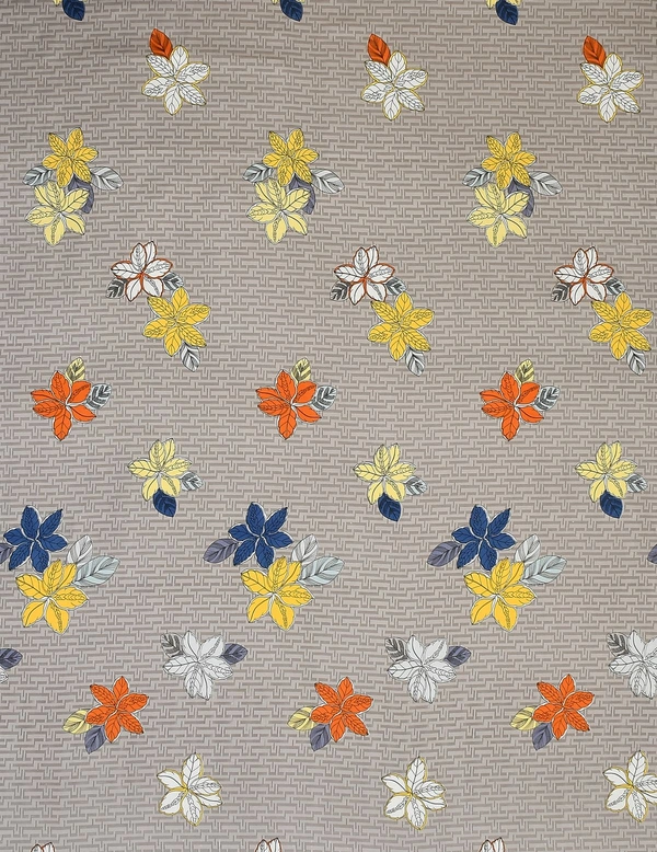 MORADO Premium Glace Cotton Double King Bedsheet with 2 King Size Pillow Covers (108x108 Inches)