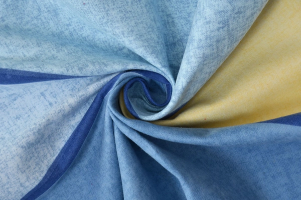 MORADO Premium Glace Cotton Double King Bedsheet with 2 King Size Pillow Covers (108x108 Inches) - Multicolor