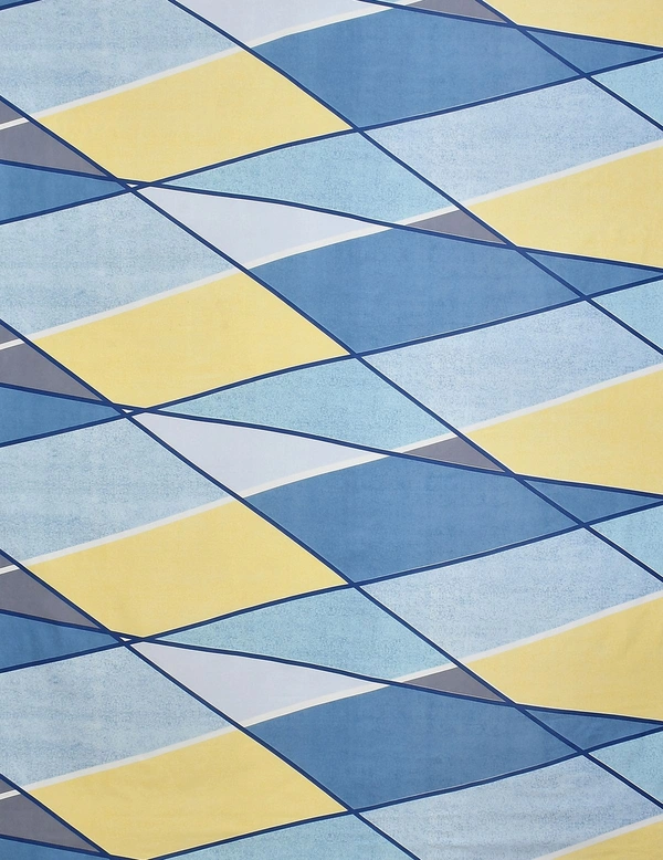 MORADO Premium Glace Cotton Double King Bedsheet with 2 King Size Pillow Covers (108x108 Inches) - Multicolor