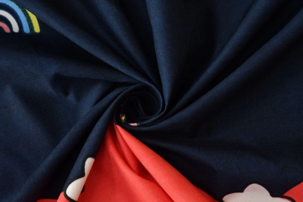 MORADO Premium Glace Cotton Elastic Fitted Double Bedsheet with 2 Pillow Covers (72x78x8 Inches) - Multicolor, Hand Wash or Machine Wash, Wash Dark Colors Separately, Do not Bleach