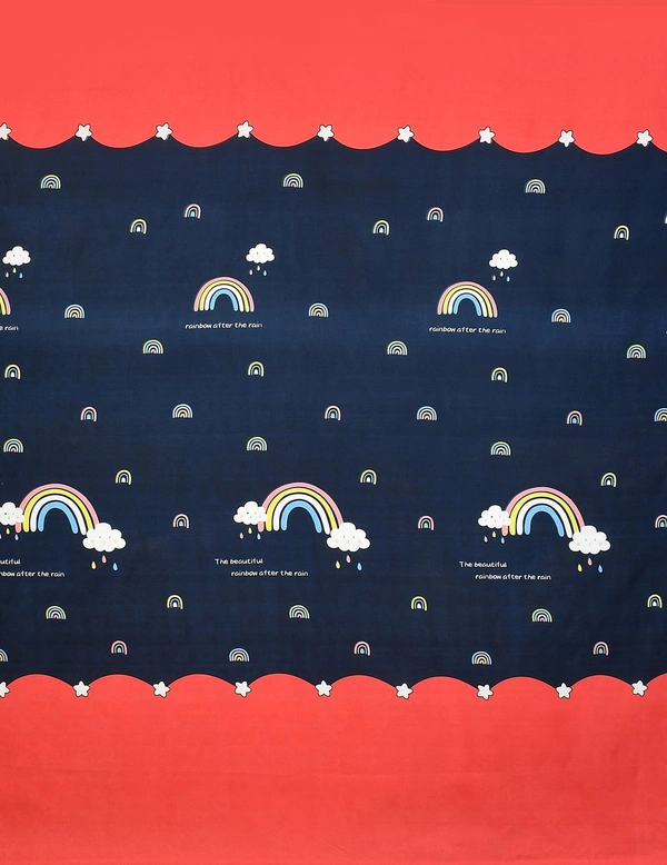 MORADO Premium Glace Cotton Elastic Fitted Double Bedsheet with 2 Pillow Covers (72x78x8 Inches) - Multicolor, Hand Wash or Machine Wash, Wash Dark Colors Separately, Do not Bleach