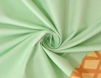 MORADO Premium Glace Cotton Elastic Fitted Double Bedsheet with 2 Pillow Covers (72x78x8 Inches) - Green