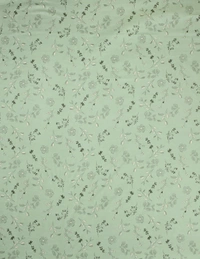 MORADO Premium Glace Cotton King Size Double Bedsheet With 2 King Size Pillow Covers (108x108 Inches) - 108x108 Inches, Green