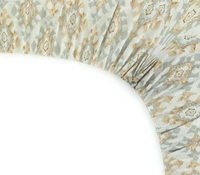 MORADO Premium Glace Cotton Single Bedsheet With 1 King Size Pillow Cover (60x90 Inches) - 36x72x8 Inches