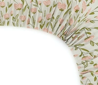 MORADO Premium Glace Cotton Single Bedsheet With 1 King Size Pillow Cover (60x90 Inches) - 36x72x8 Inches