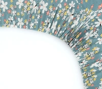 MORADO Premium Glace Cotton Elastic Fitted Double Bedsheet with 2 King Size Pillow Covers (72x78x10 Inches) - 72x78x10 Inches, Grey