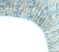 MORADO Premium Glace Cotton Elastic Fitted Double Bedsheet with 2 Pillow Covers (72x78x8 Inches) - 72x78x8 Inches