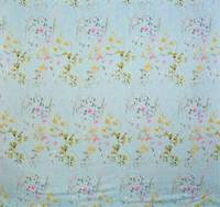 MORADO Premium Glace Cotton King Size Double Bedsheet With 2 King Size Pillow Covers (108x108 Inches) - 108x108 Inches, Sky Blue