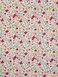 MORADO Premium Glace Cotton Elastic Fitted Single Bedsheet With 1 Pillow Cover (36x72x8 Inches) - 36x72x8 Inches, Pink