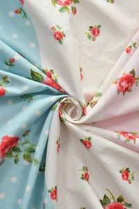 MORADO Premium Glace Cotton Single Bedsheet With 1 King Size Pillow Cover (60x90 Inches) - 60x90 Inches, Multicolor