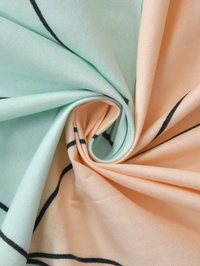 MORADO Premium Glace Cotton Single Bedsheet With 1 King Size Pillow Cover (60x90 Inches) - 60x90 Inches, Multicolor