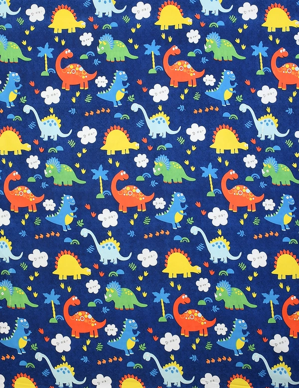 MORADO Premium Glace Cotton Single Bedsheet With 1 King Size Pillow Cover (60x90 Inches) - 60x90 Inches, Blue