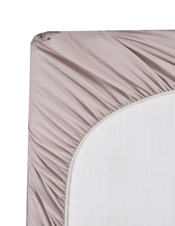 MORADO Water Resistant Terry Cotton Queen/King Size Elastic Fitted Mattress Protector (75x78x12 Inches - Fits Up To 12 Inches Mattress), Grey - 75x78x12 Inches, Grey