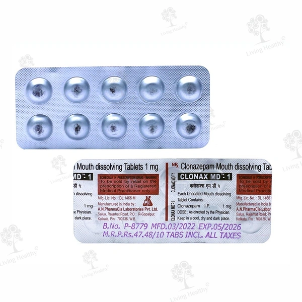 Clonax 1mg Tablet MD