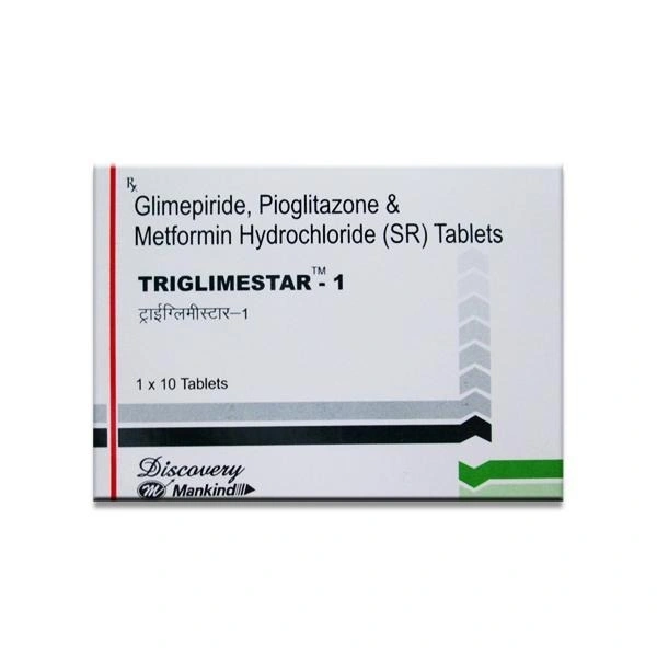 MANKIND PHARMA Triglimestar 1Mgtab (10 Tab)