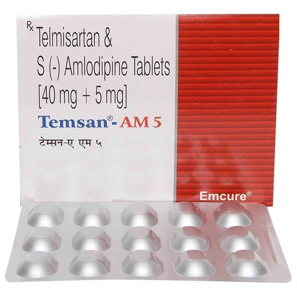 EMCURE PHARMACEUTICALS Temsan Am 5Mgtab (15 Tab)