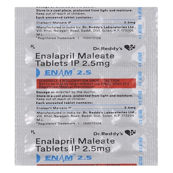 DR.REDDY'S LAB LTD. Enam 2.5Mgtab (15 Tab)