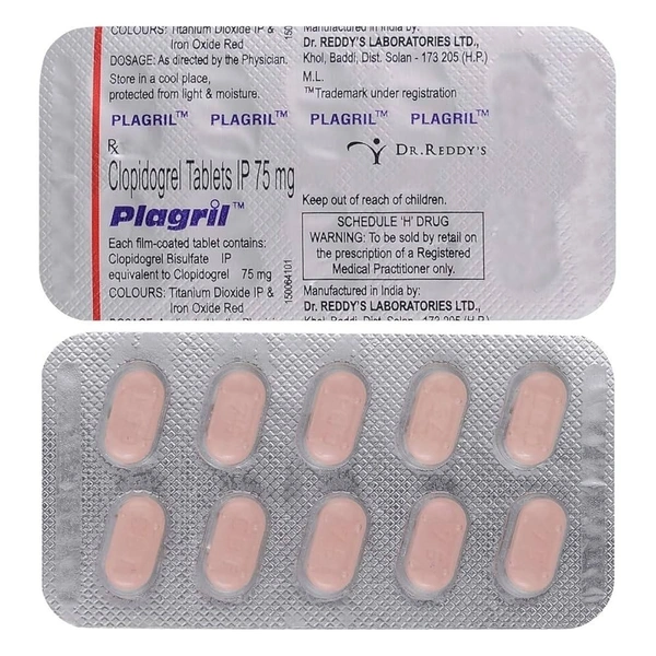 DR.REDDY'S LAB LTD. Plagril 75Mgtab (10 Tab)