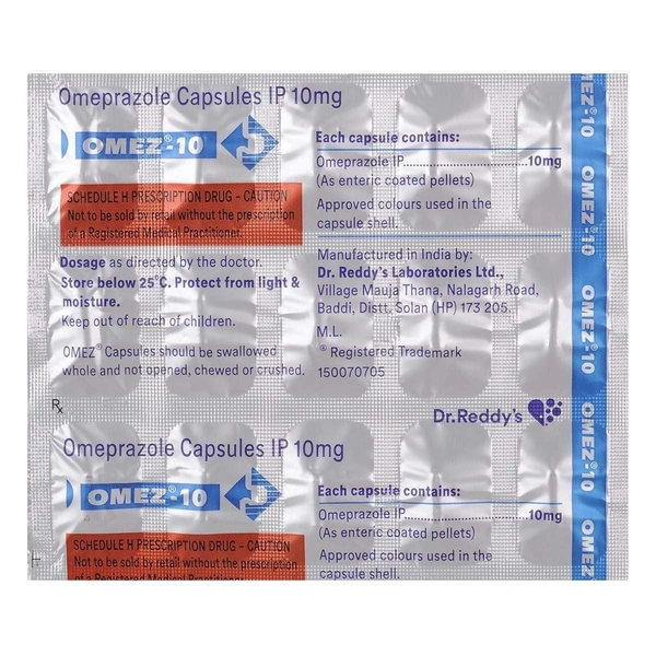 DR.REDDY'S LAB LTD. Omez 10Mgcap (15 Cap)