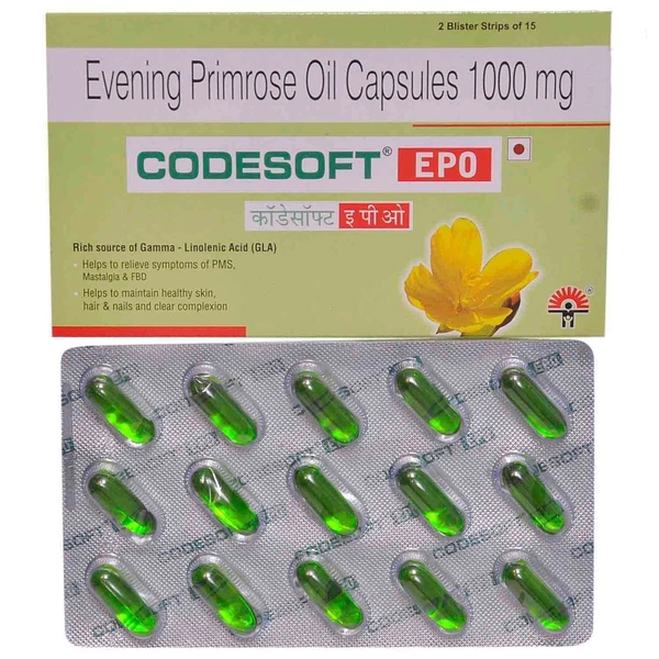 INDCHEMIE Codesoft Epo Cap (15 Cap)