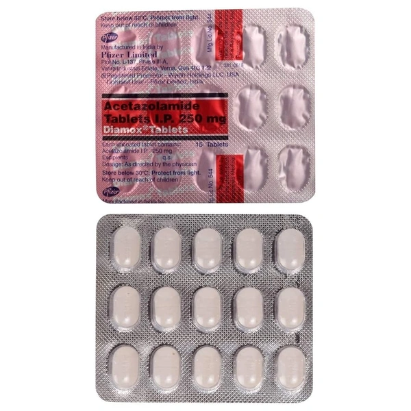 SUN PHARMA Diamox 250Mgtab (15 Tab)