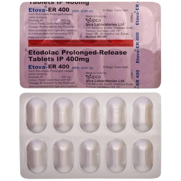 IPCA LABORATORIES Etova Er 400Mgtab (10 Tab)