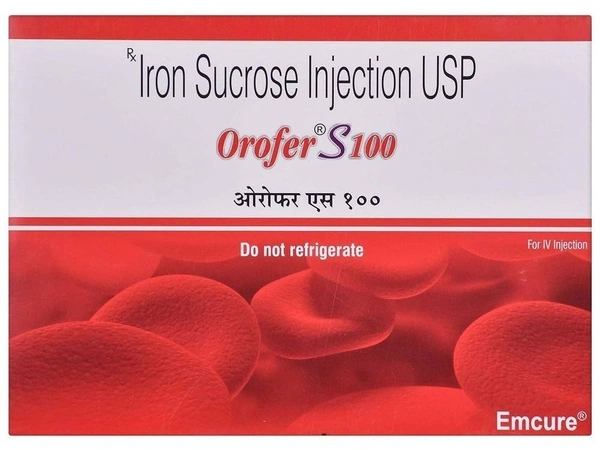 EMCURE PHARMACEUTICALS Orofer S100Mg Inj (2.5 Ml)