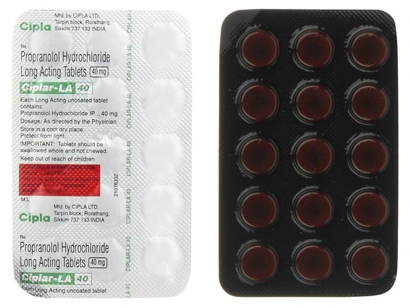 CIPLA LTD. Ciplar LA 40Mgtab (15 Tab)