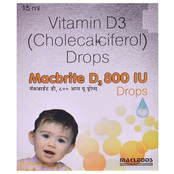 MACLEODS PHARMACEUTICALS Macbrite-D3 800 Drop