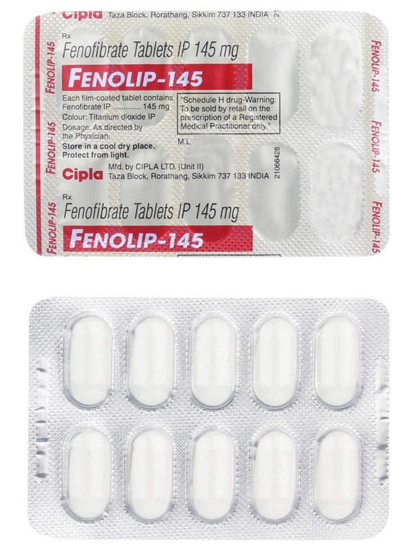CIPLA LTD. Fenolip 145Mgtab (10 Tab)