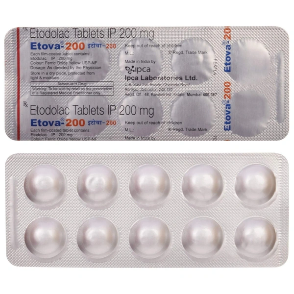 IPCA LABORATORIES Etova 200Mgtab (10 Tab)