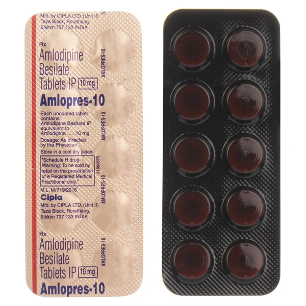 CIPLA LTD. Amlopres 10Mgtab (10 Tab)
